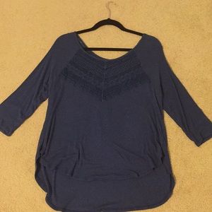 Navy Altar’d State Long Sleeve Top